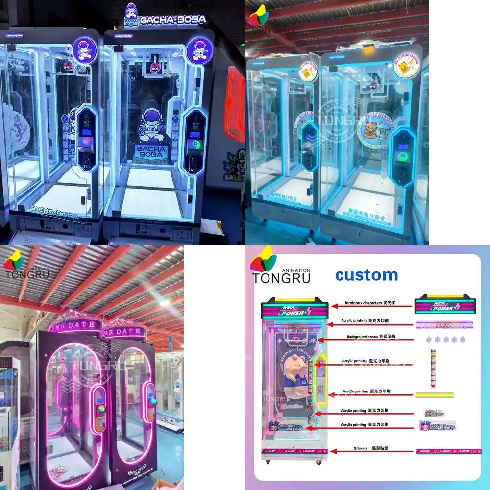 Arcade Prize Vending Machine - Máquina de Prêmios de Tesoura Grande
