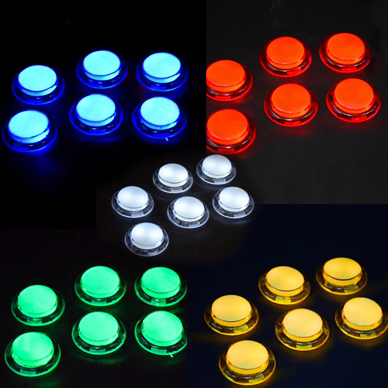 Arcade Game Jackpot - 5v/12v arcade iluminado led botão 24mm