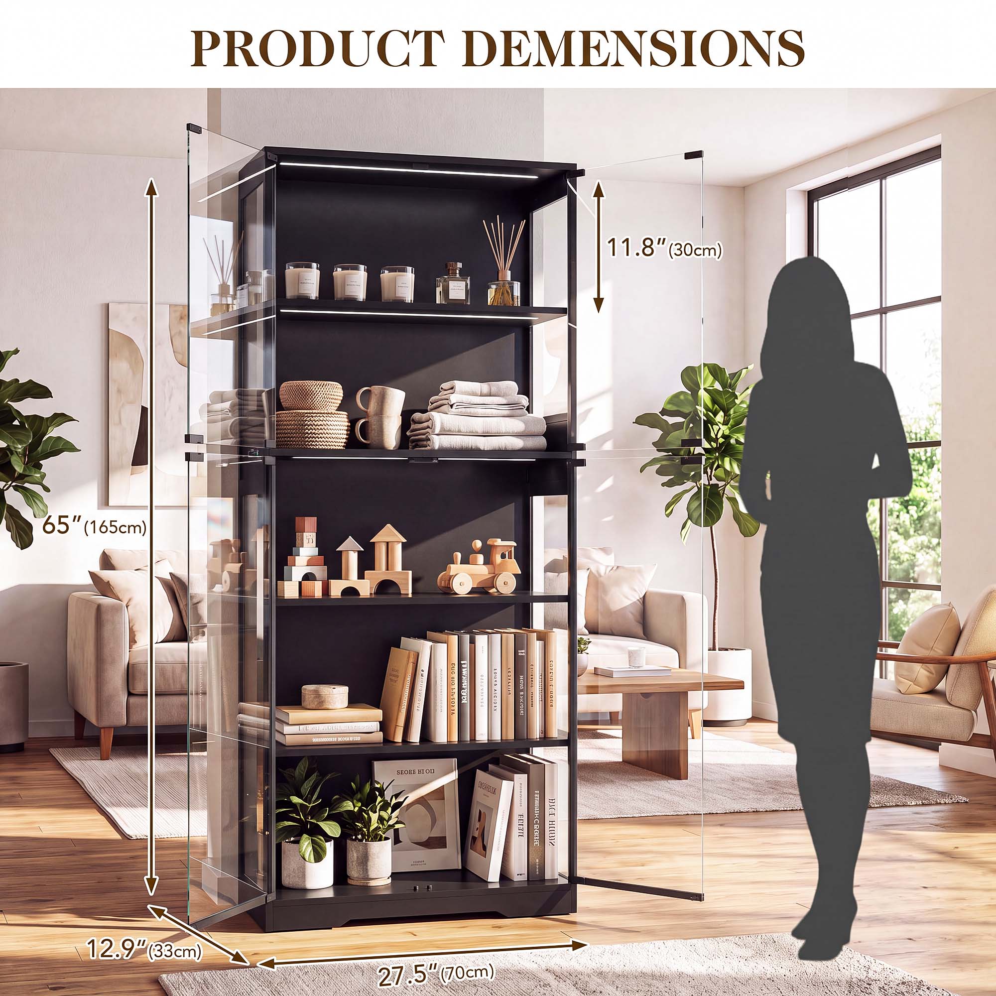 Armário Expositor TCGBKAF de 5 - Glass Cabinet Display avaliação e preço