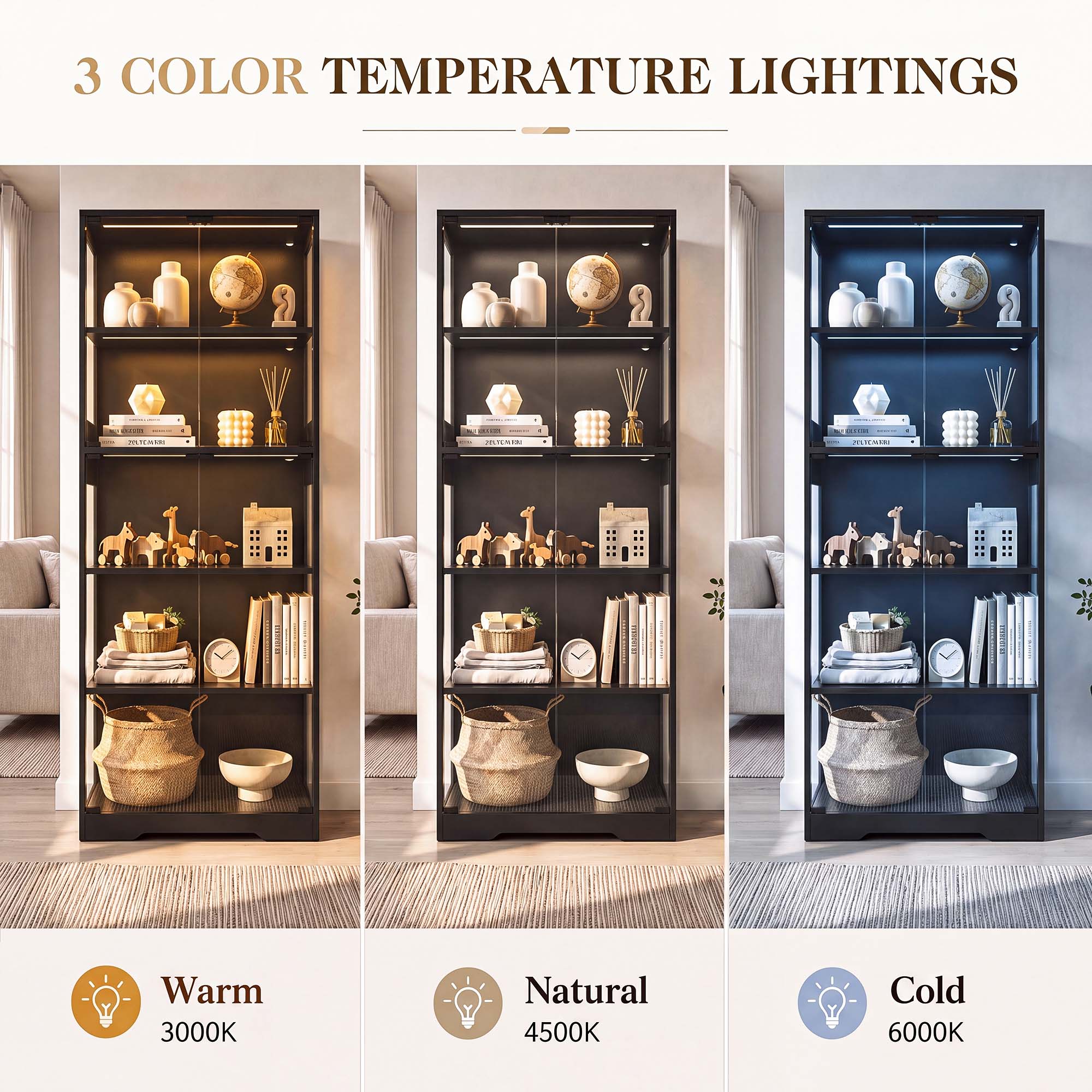 Armário Expositor TCGBKAF de 5 - Glass Cabinet Display avaliação e preço