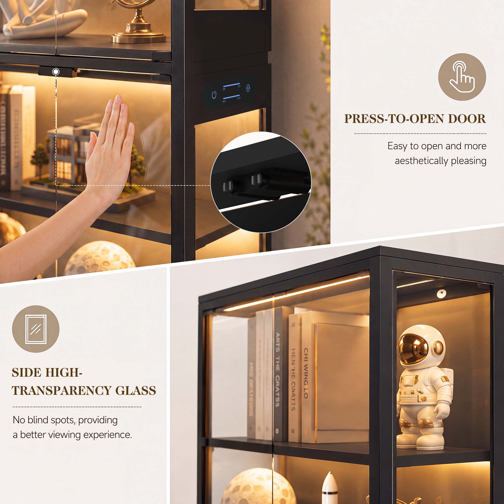 Armário Expositor TCGBKAF de 5 - Glass Cabinet Display avaliação e preço