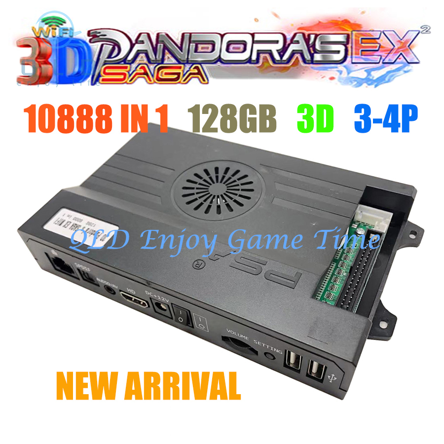128gb 3d pandora saga ex2 caix - Trackball Controller Arcade avaliação e preço