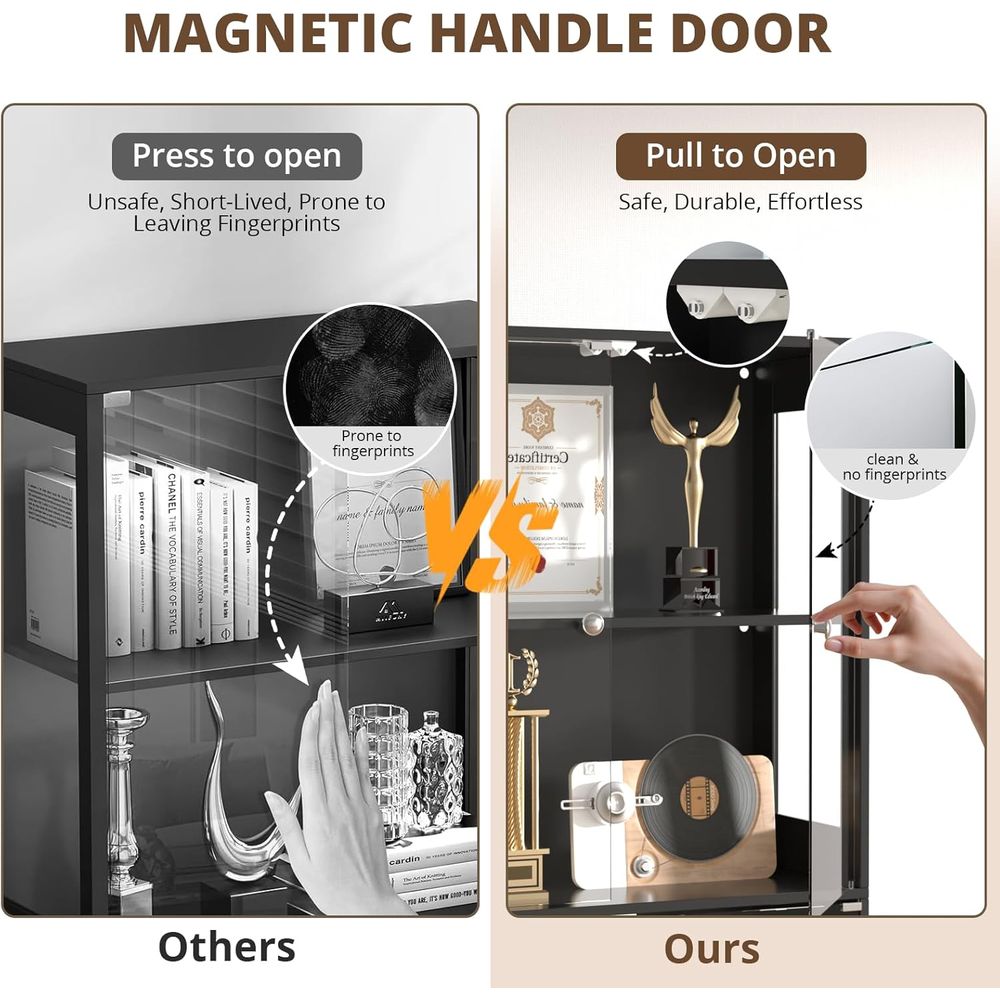 Armário Expositor com Porta de - Glass Cabinet Display avaliação e preço