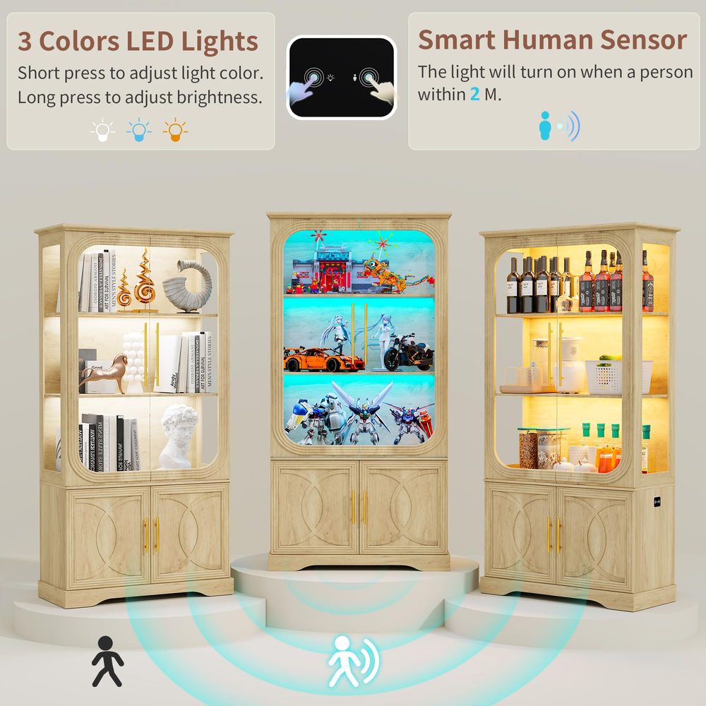 Armário Expositor com Portas d - Glass Cabinet Display avaliação e preço