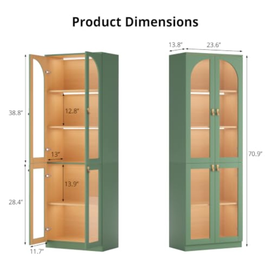 Armário de curiosidades para s - Glass Cabinet Display avaliação e preço