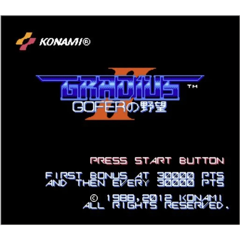 Cartucho de jogo Gradius II Ar - Arcade Game Jackpot avaliação e preço
