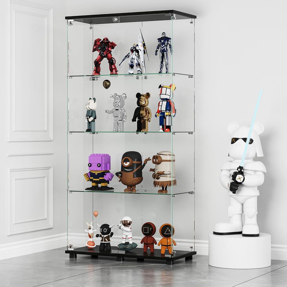 Armário Expositor com 4 Pratel - Glass Cabinet Display avaliação e preço