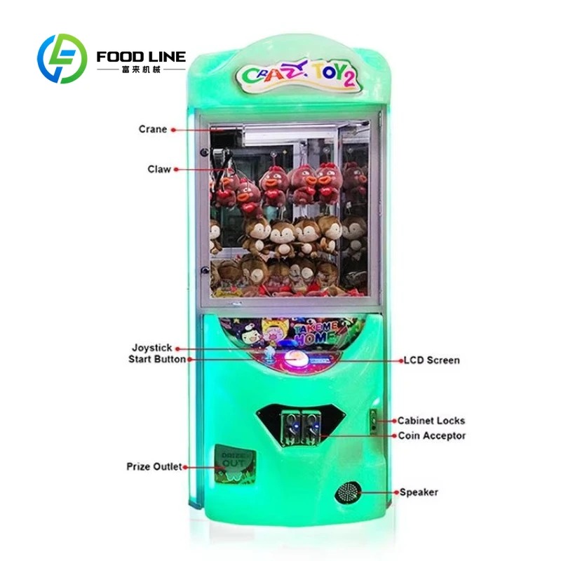 Máquina de Jogo de Grua de Bri - Arcade Prize Vending Machine avaliação e preço
