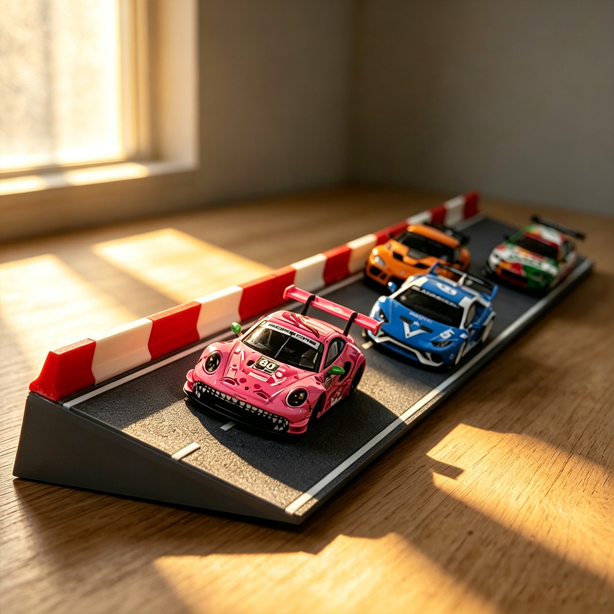 Cenário de Carros em Miniatura - Racing Arcade Cabinet avaliação e preço