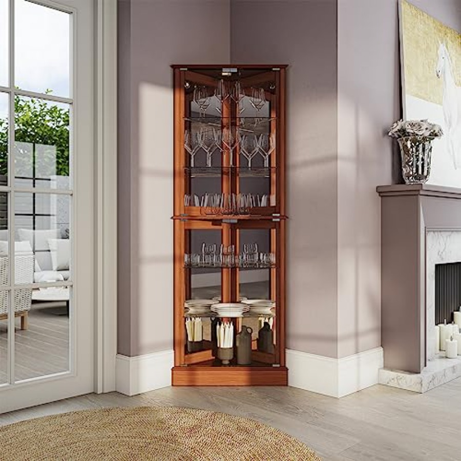 Armário de Exibição Iluminado  - Glass Cabinet Display avaliação e preço
