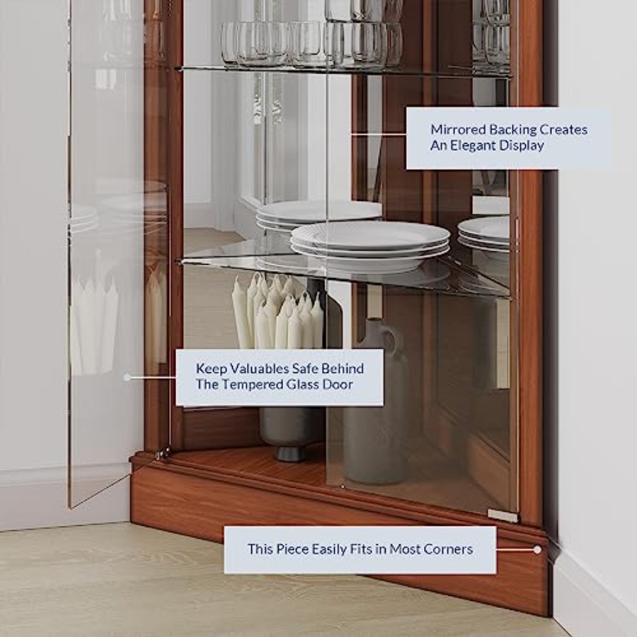 Armário de Exibição Iluminado  - Glass Cabinet Display avaliação e preço
