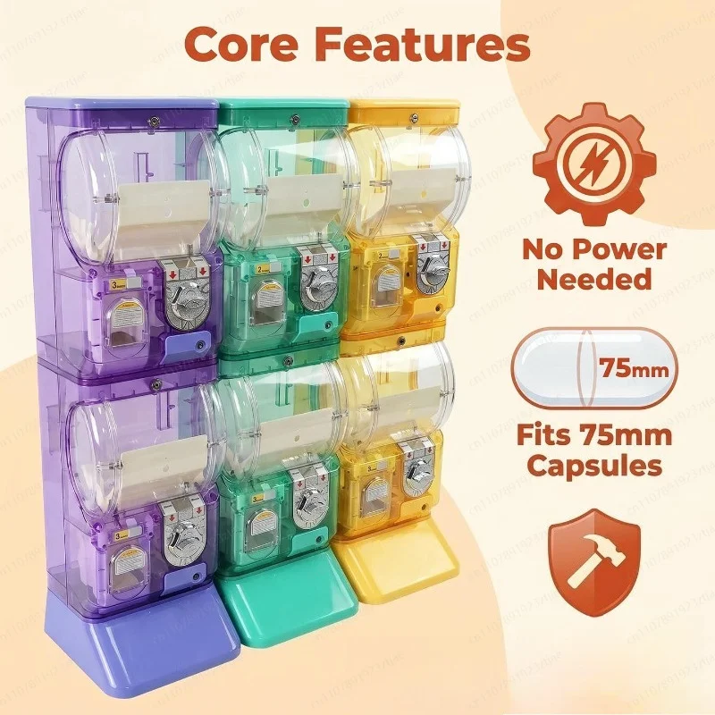 Máquina Gashapon Transparente  - Arcade And Vending avaliação e preço