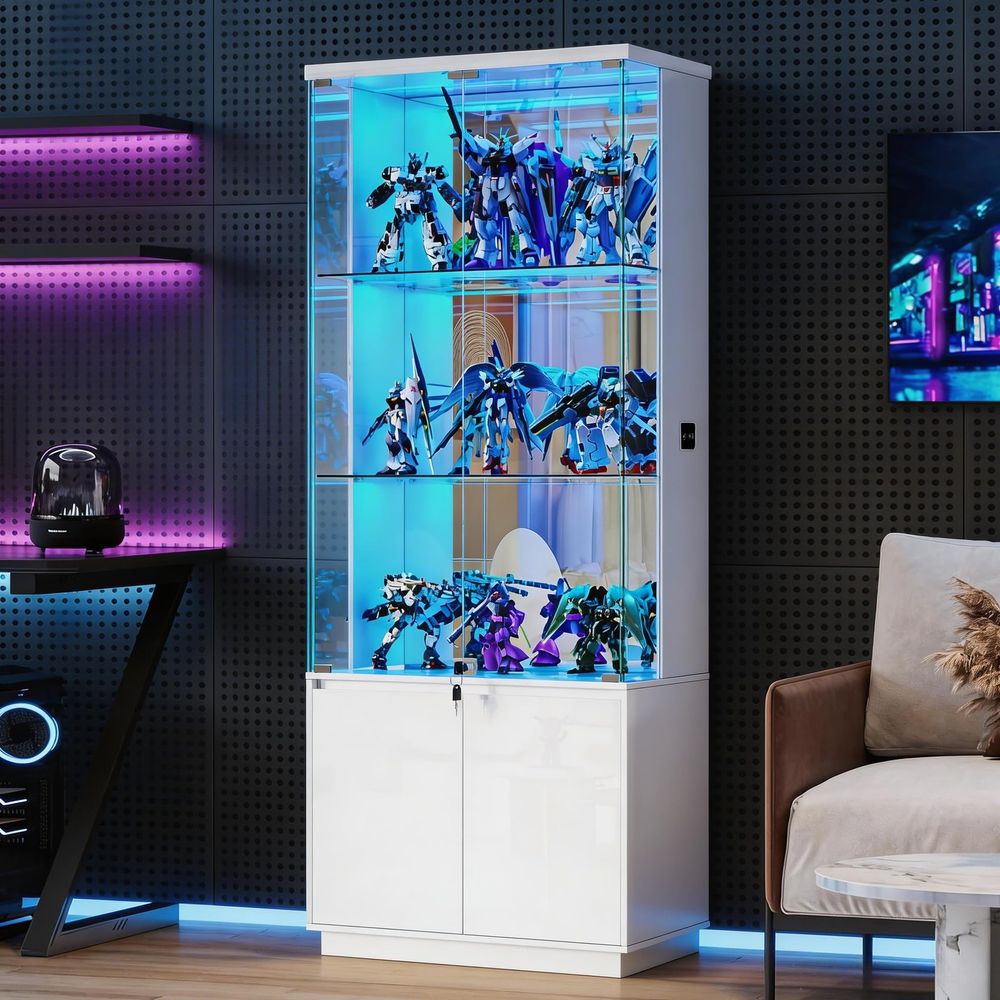 Armário Expositor com Portas d - Glass Cabinet Display avaliação e preço