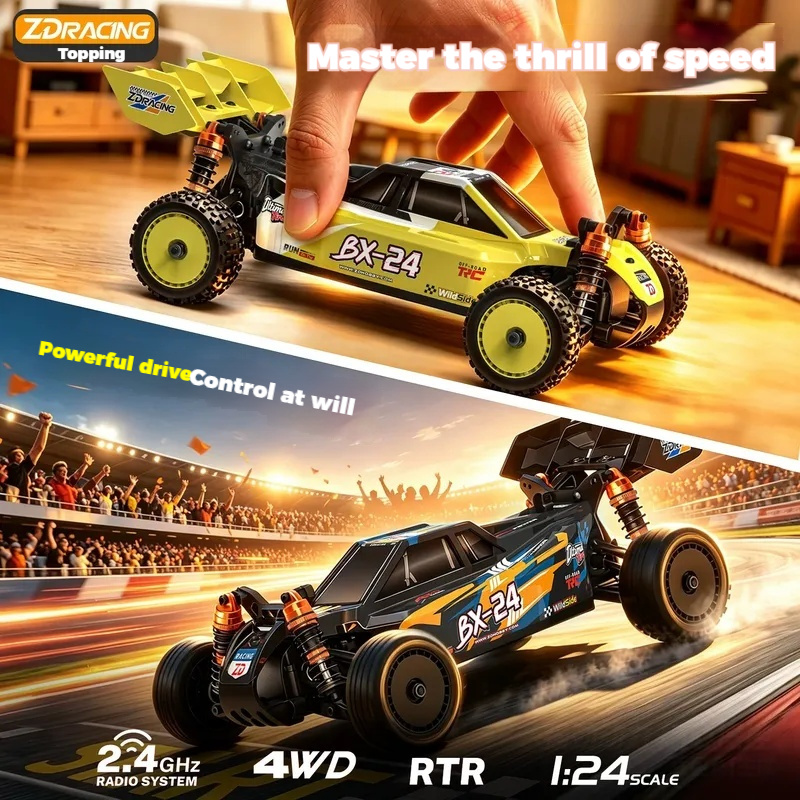 Zd Racing 1/24 Bx 24 4wd Brush - Racing Arcade Cabinet avaliação e preço
