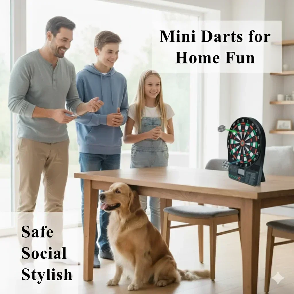 Dardo Eletrônico Portátil - De - Electronic Dartboard Cabinet avaliação e preço